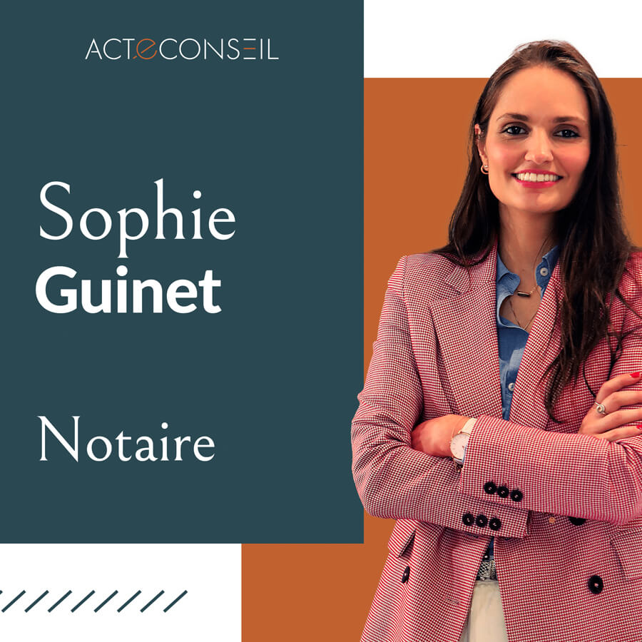 Portrait de Sophie Guinet, notaire chez ACT E Conseil à Angers